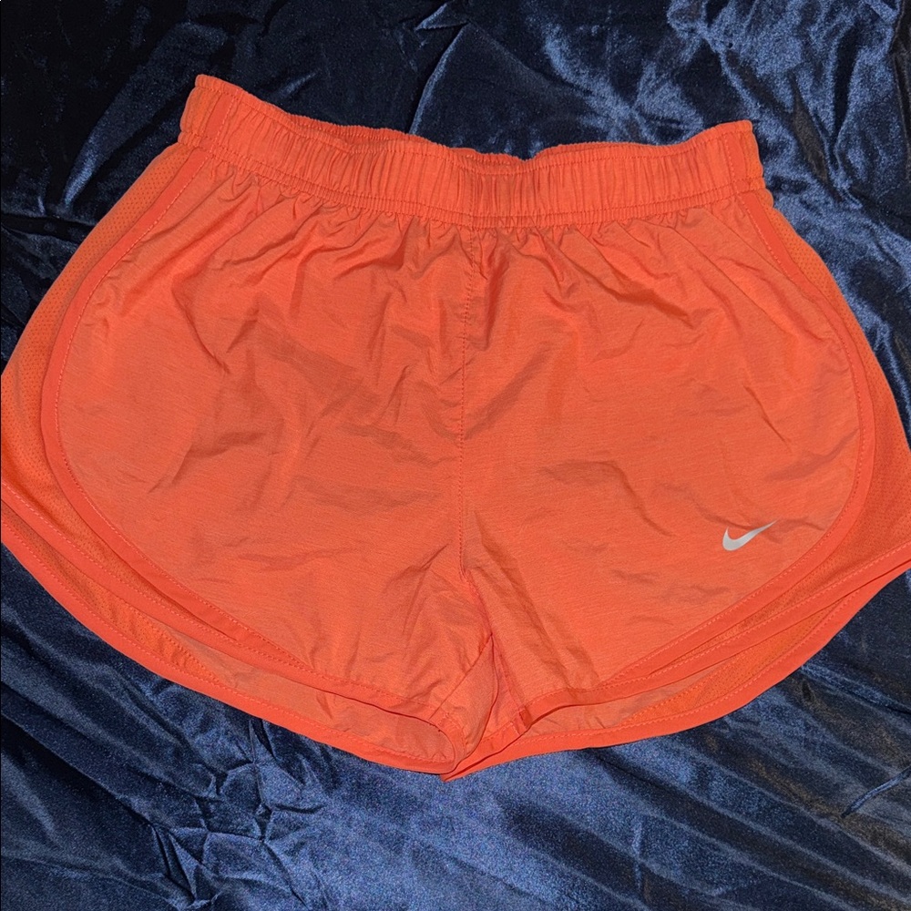 Nike Women’s Coral Athletic Running Shorts with Swoosh NWOT